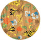 Safavieh Soho Soh736A Floral Rug, Brown/Multi, 6'0"x6'0" Round