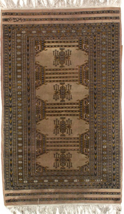 Beige Bokhara 3'x5'