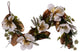 Vickerman 60" White Magnolia Garland.