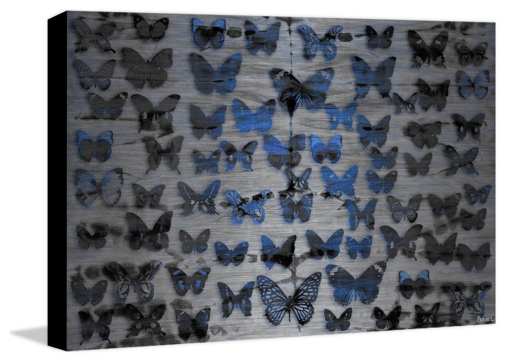 "Flutter Byes UV Ink" Print on Brushed  Aluminum, 36"x24"