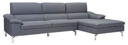 Zuo Modern Ephemeral Sectional Rhf Gray