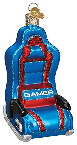 Old World Christmas Glass Blown Ornament, Gaming Chair (#44170)