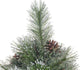 Jody 7' Pine and Mixed Spruce Artificial Christmas Tree, Unlit