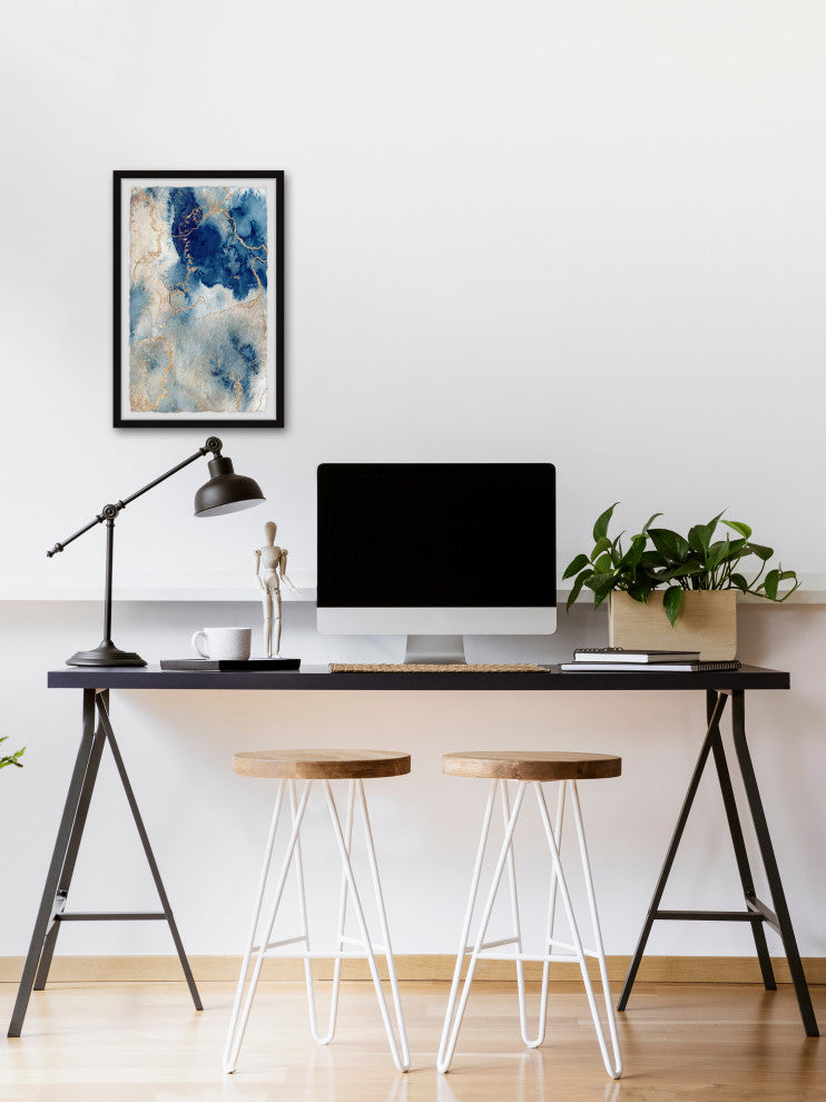 "Lights From Above" Framed Painting Print, 16x24