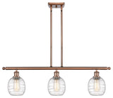 Innovations Belfast 3-Light Island Light 516-3I-AC-G1013, Antique Copper