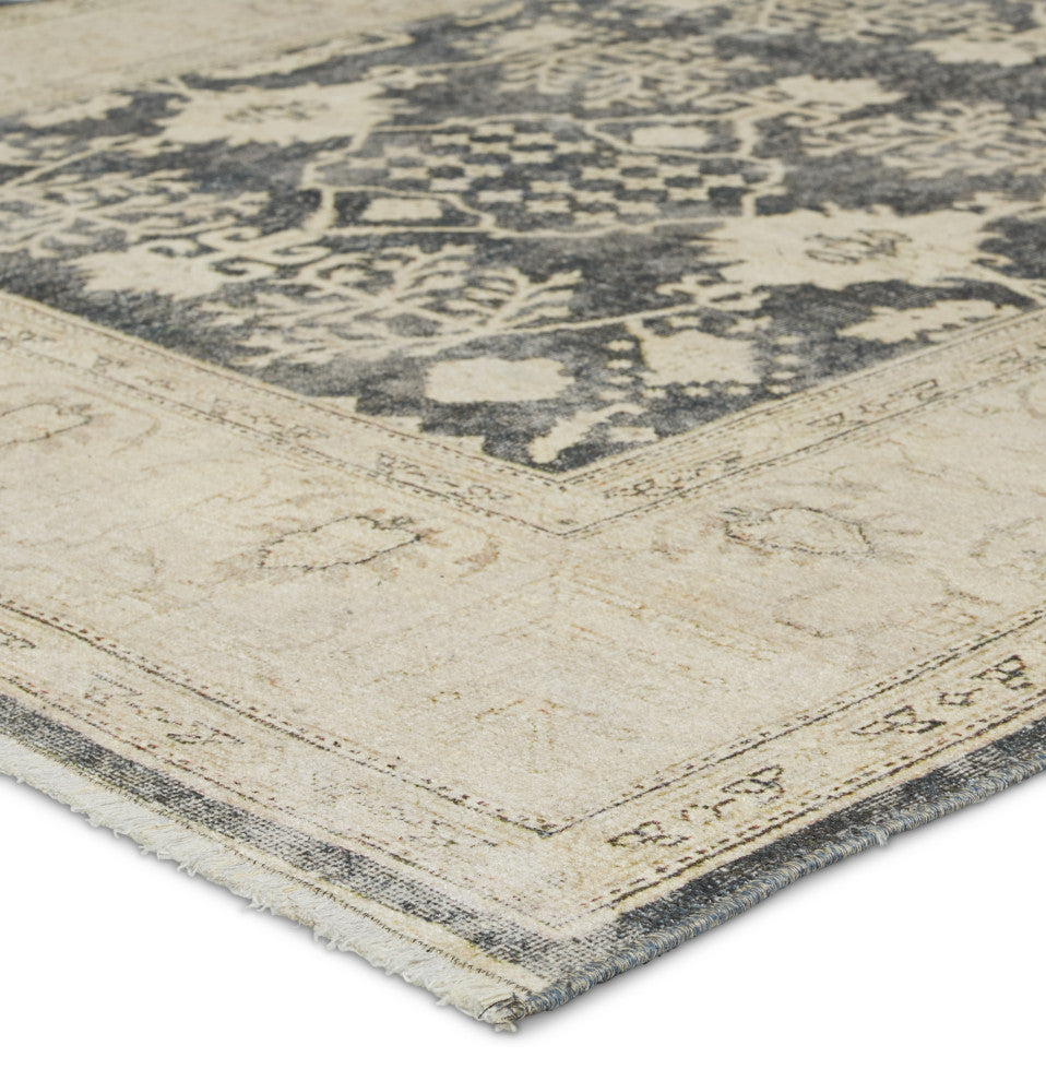 Jaipur Living Pia Medallion Navy/ Cream Area Rug 4'X6'