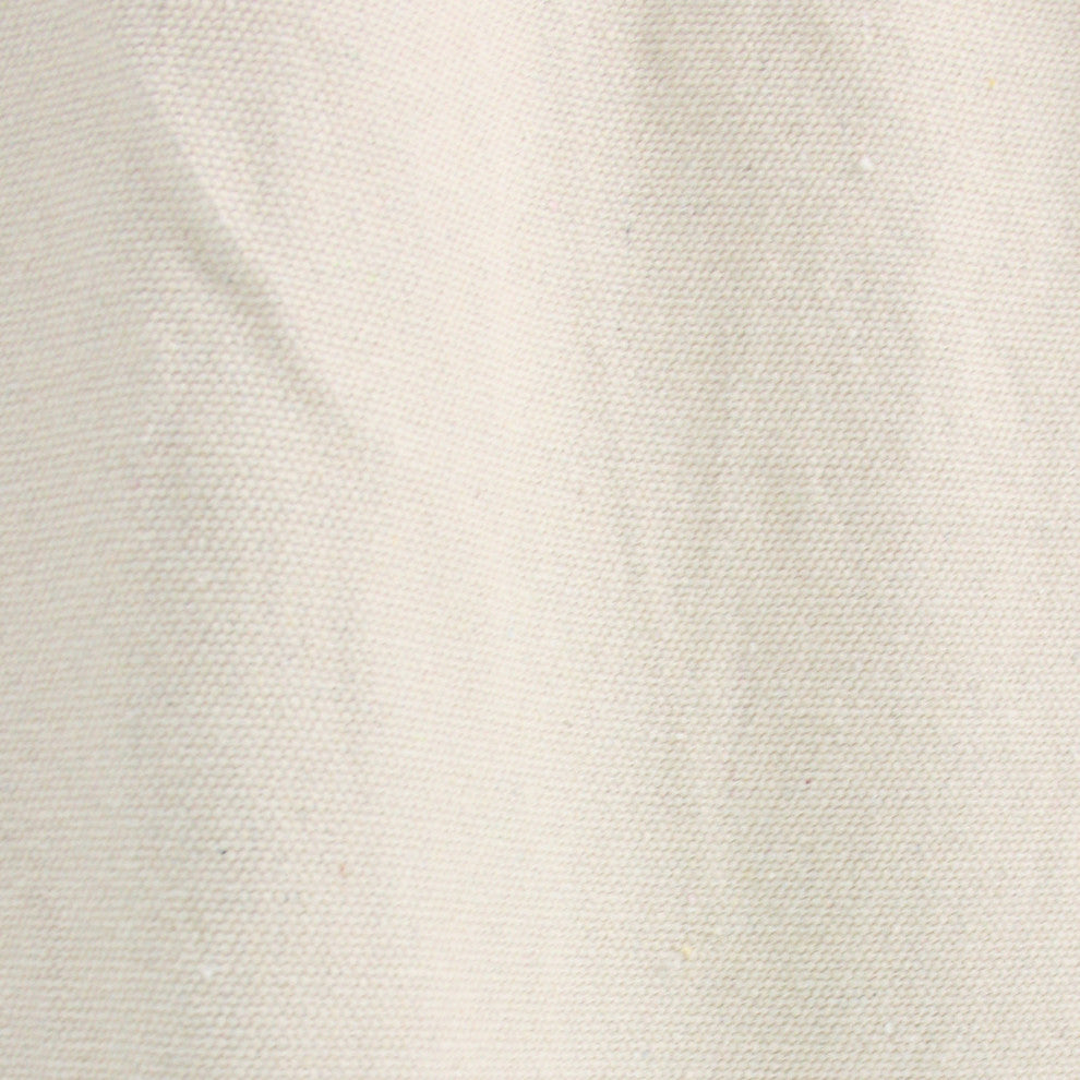 47"x78" Cream White and Tan Brown Poly Cotton Hammock