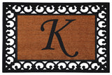 Monogram Insert Doormat 19"x25", Letter K