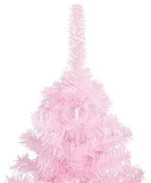 Vidaxl Artificial Christmas Tree With Stand Pink 47.2" Pvc