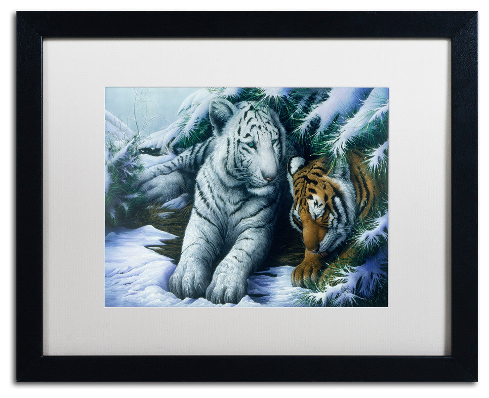 Jenny Newland 'Big Brother' Matted Framed Art, 20x16