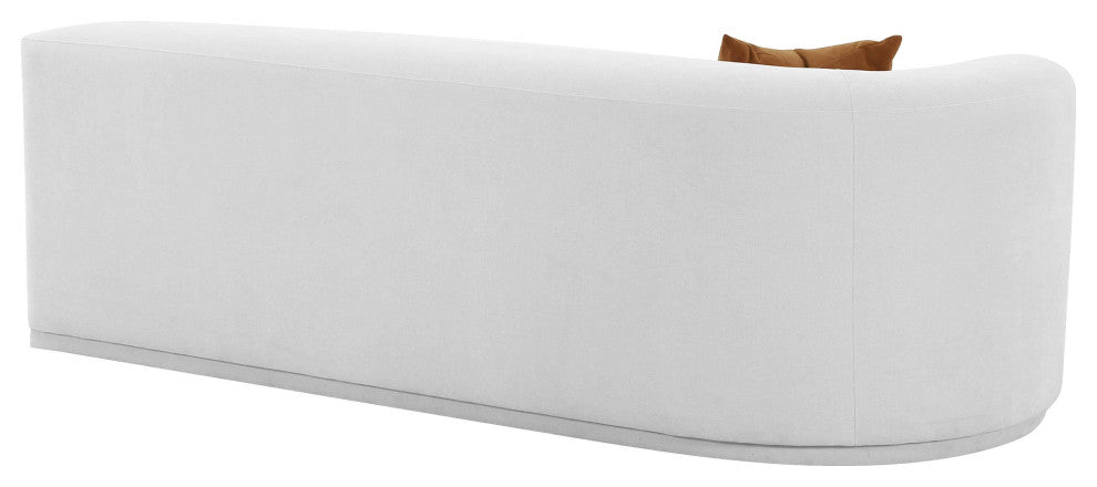 Fickle Grey Velvet Modular LAF Loveseat - Grey