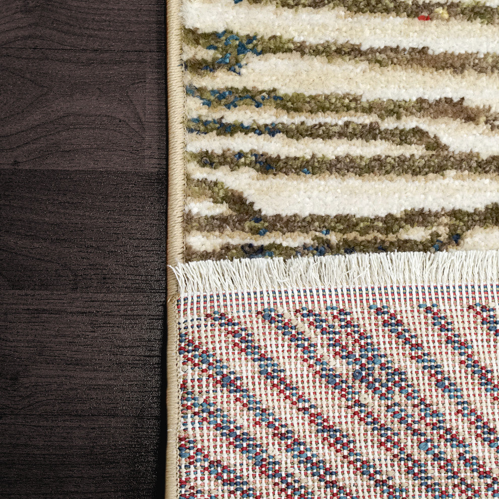 Dynamic Rugs Oxford Area Rug, Cream/Multi, 3.11x5.7