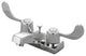 Americana Two Handle 4" Centerset Lavatory Faucet with Brass Pop-up