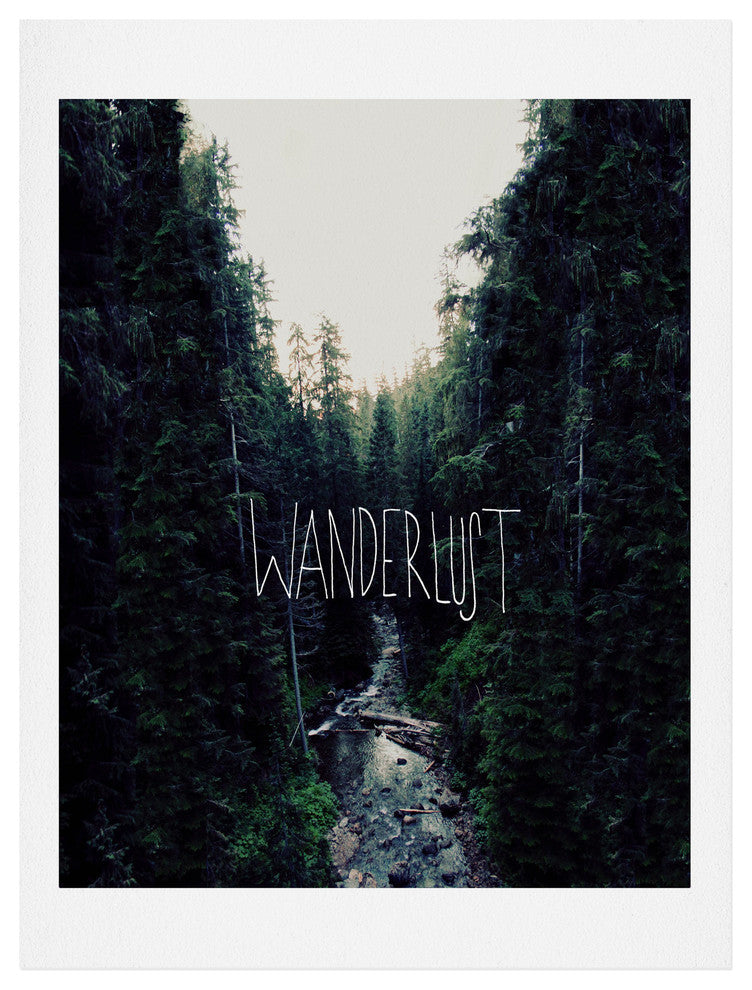 Deny Designs Leah Flores Wanderlust 1 Art Print
