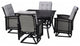 Paletto 5pc Dining set - Black