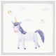 "Unicorn Blues" Framed Painting Print, 24x24