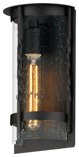 Maxim 30191 Foundry 12" Tall Outdoor Wall Sconce - Black