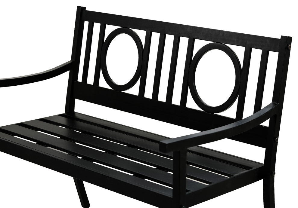 Grammercy Outdoor Bench - Black