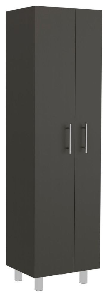 Bacoa Cleaning Cabinet, White, Black / White