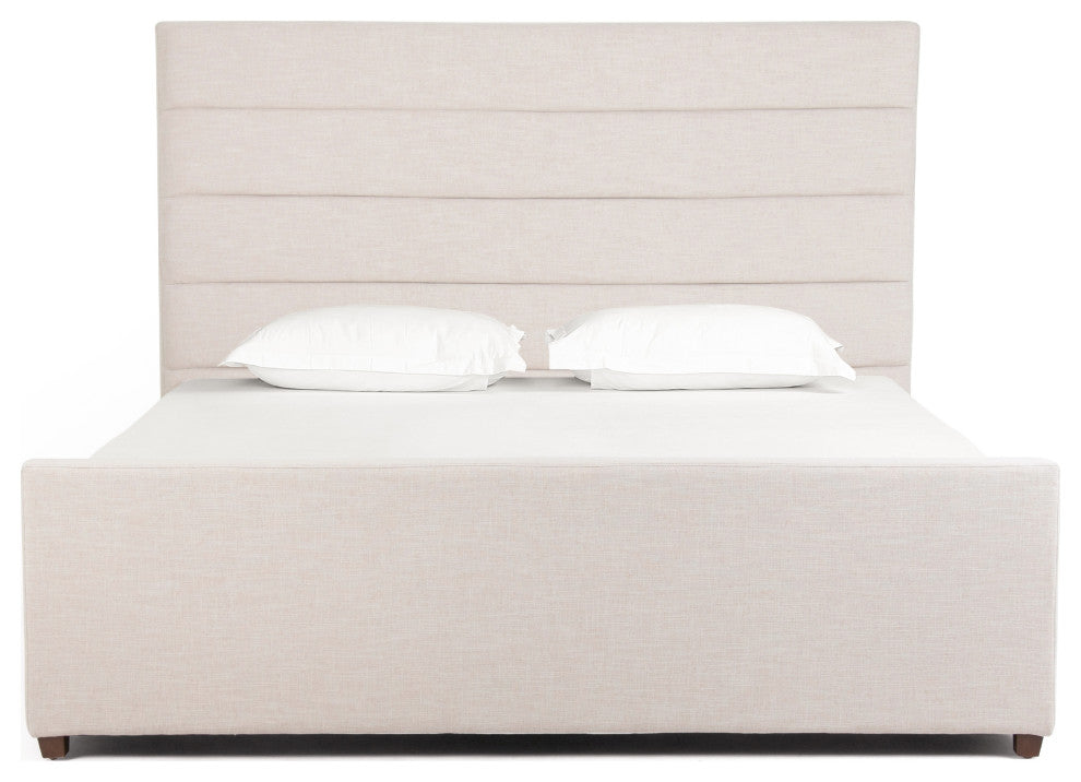 Daphne Bed-Cambric Ivory-King