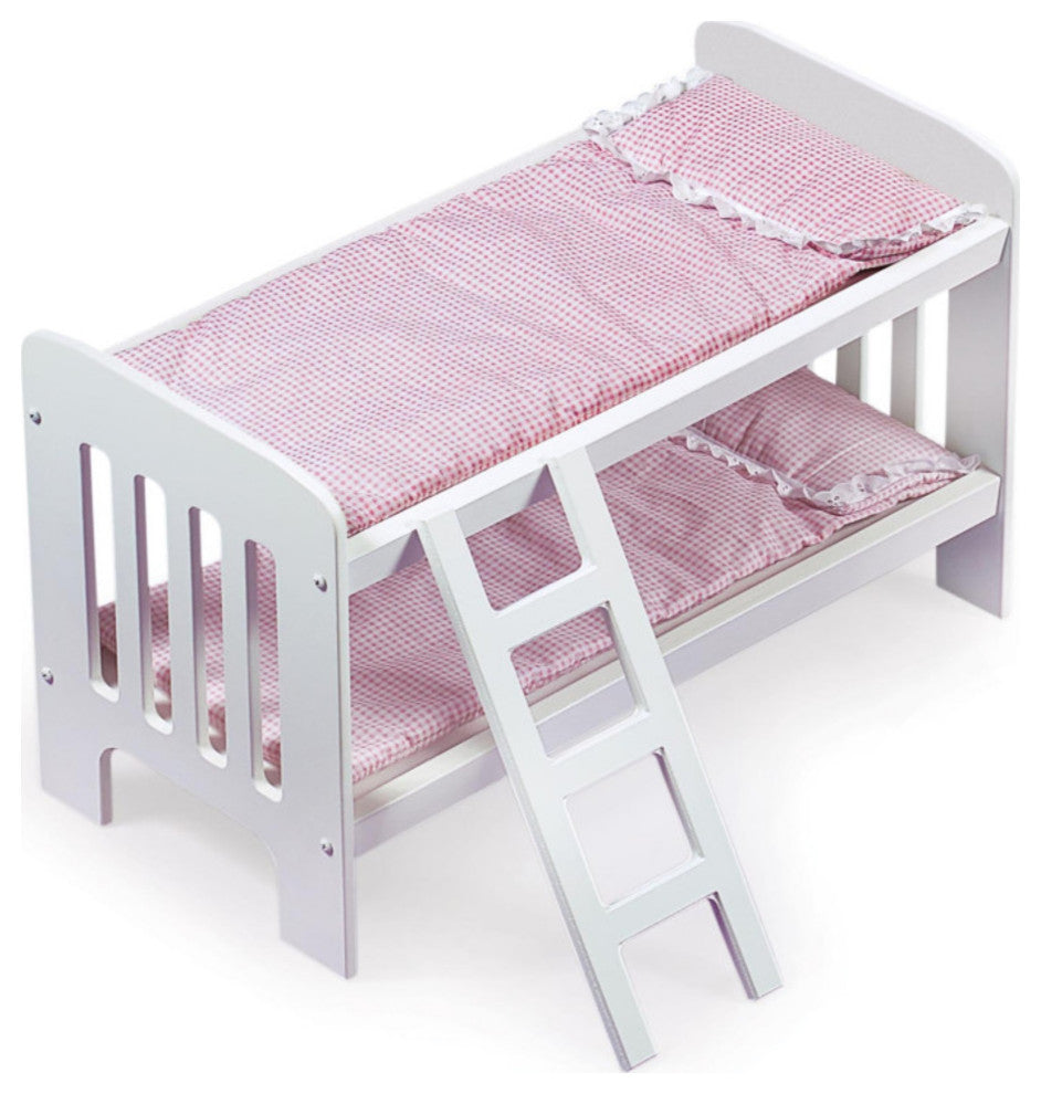 Doll Bunk Beds With Ladder, And Bedding