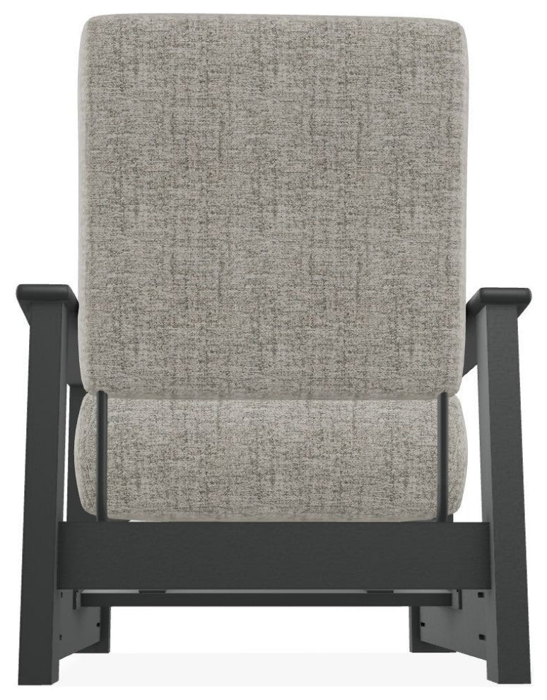 Leeward Deep Seat Outdoor Armchair with Hidden Motion, Fresco Ash/Graphite
