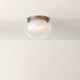 Magma Flush Mount, Patina Brass