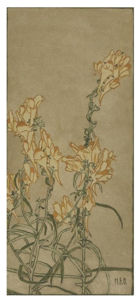 "Butter and Eggs" Digital Paper Print by Hannah Borger Overbeck, 21"x46"