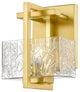 Innovations 312-1W-SG-CL-LED 1-Light Bath Vanity Light, Satin Gold
