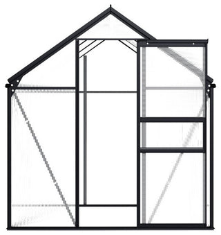 vidaXL Greenhouse Patio Grow House Outdoor Green House Anthracite Aluminum