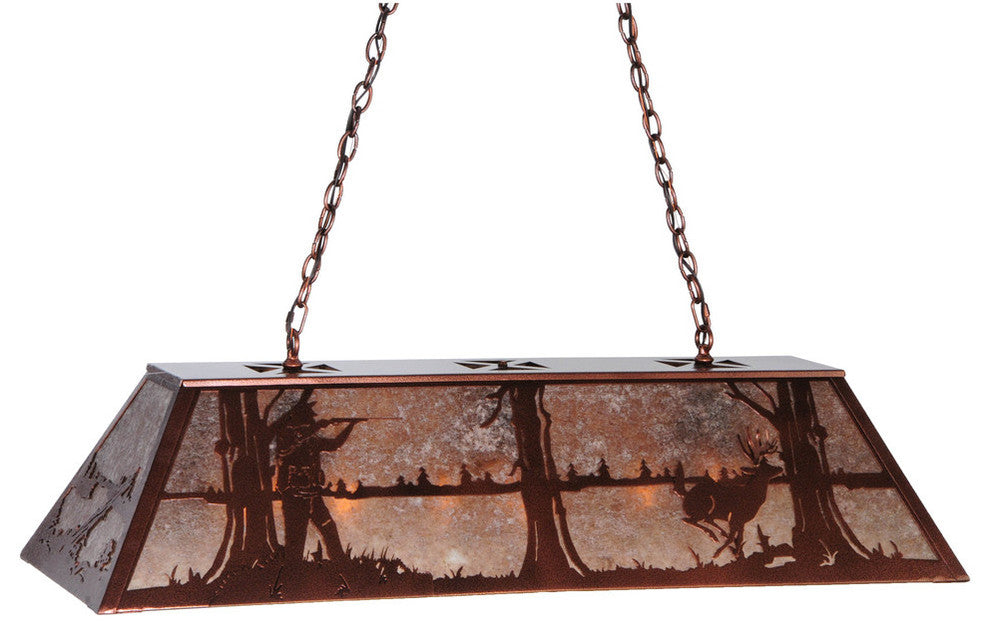 48 Wide Deer Hunter Oblong Pendant