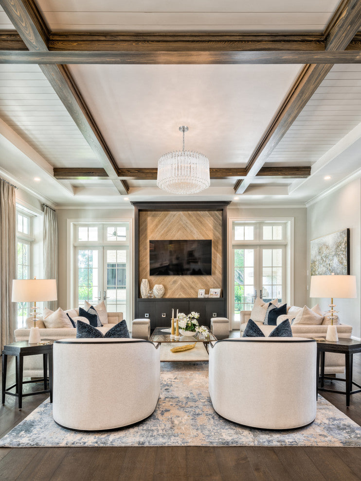 Crystorama Lighting Group LOF-5007 Lofton 7 Light 24"W Pendant - Aged Brass