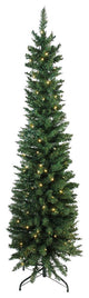 6'x21" Pre-Lit Northern Balsam Fir Christmas Tree