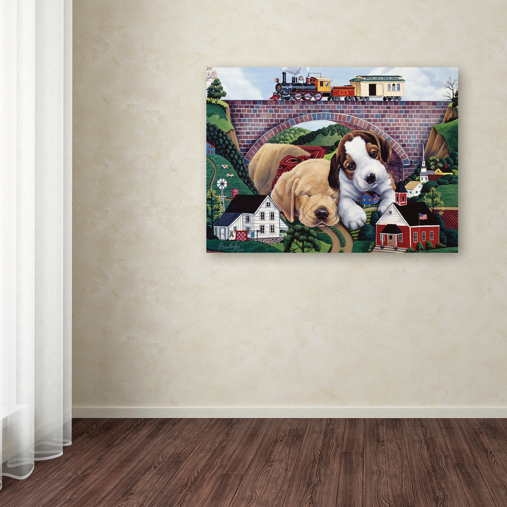 Jenny Newland ''Choo Choo Chooed Out'' Canvas Art, 47x35