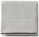 Tyne Linen Ivory-Asphalt Emb Sheet Set, Queen