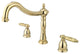 Kingston Brass Roman Tub Faucet, Polished Brass