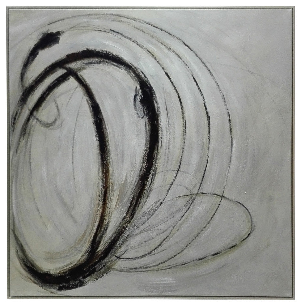 Hanging Art Painting With Silver Border Frame
