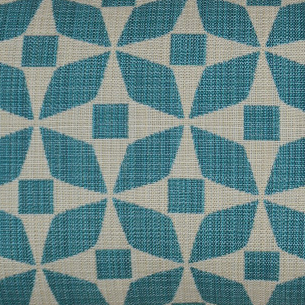 Outdoor Marquee Lumbar Pillow - Turquoise