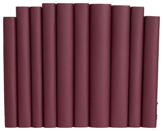 Decorative Books - Merlot Paper Wrapped Book Bundle - 1 foot of Red Books