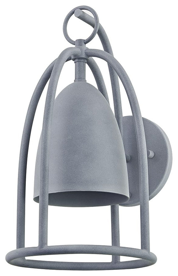 Wisteria 1 Light Exterior Wall Scone, Weathered Zinc