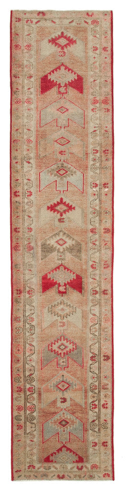 Rug N Carpet - Hand-knotted Anatolian 2' 11" x 13' 4" Rustic Runner Rug