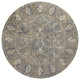 Chris Loves Julia x Loloi Rosemarie Sand/Lagoon 3'-2" x 3'-2" Round Area Rug