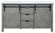 Lexora Home Marsyas 60" Quartz Top Double Vanity with Sinks in Ash Gray