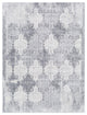 Surya Roma ROM-2316 6'7"x9' Rug, Medium Gray/Light Gray/White