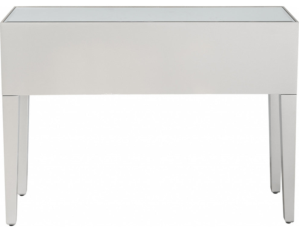 Antiqued Crystal Console Table