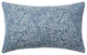 Linum Home Textiles Swish Decorative Pillow Cover, Aqua Blue, Lumbar