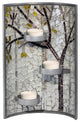 Glass Mosaic Autumn Candleholder
