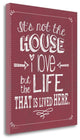 "Not The House - Winterberry" By Jo Moulton, Giclee Print on Gallery Wrap Canvas