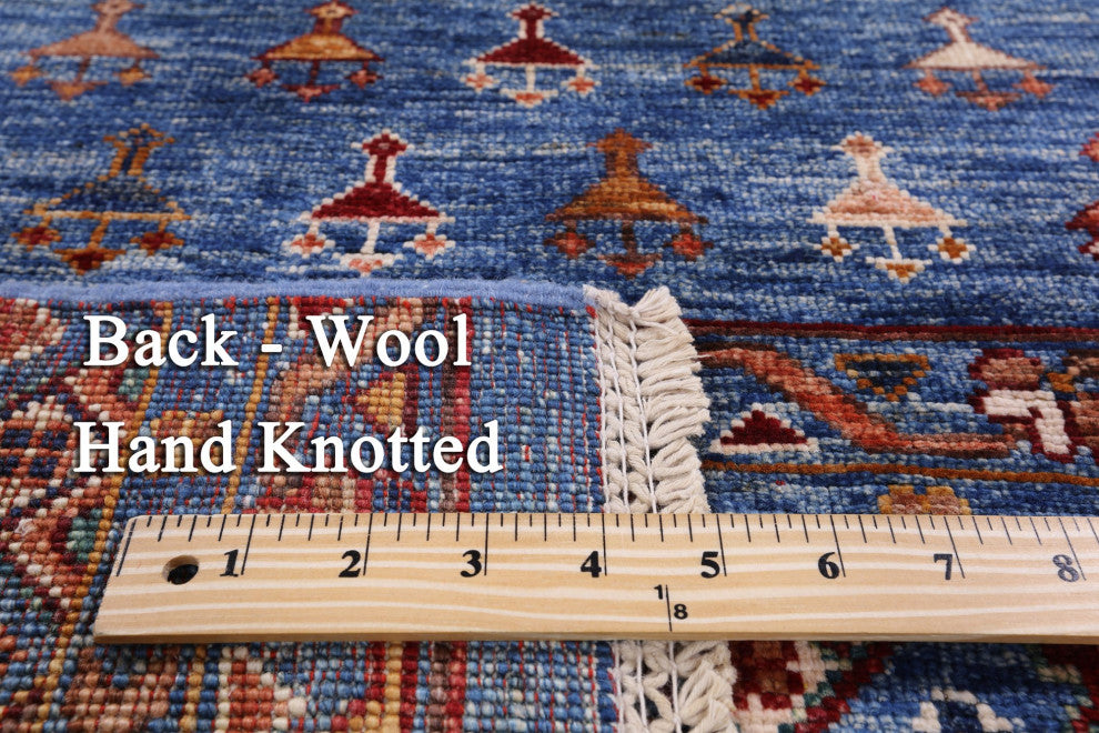 2' 8" X 4' 2" Khorjin Super Kazak Handmade Wool Rug Q7582