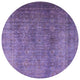Ahgly Company Indoor Round Mid-Century Modern Area Rugs, 3' Round